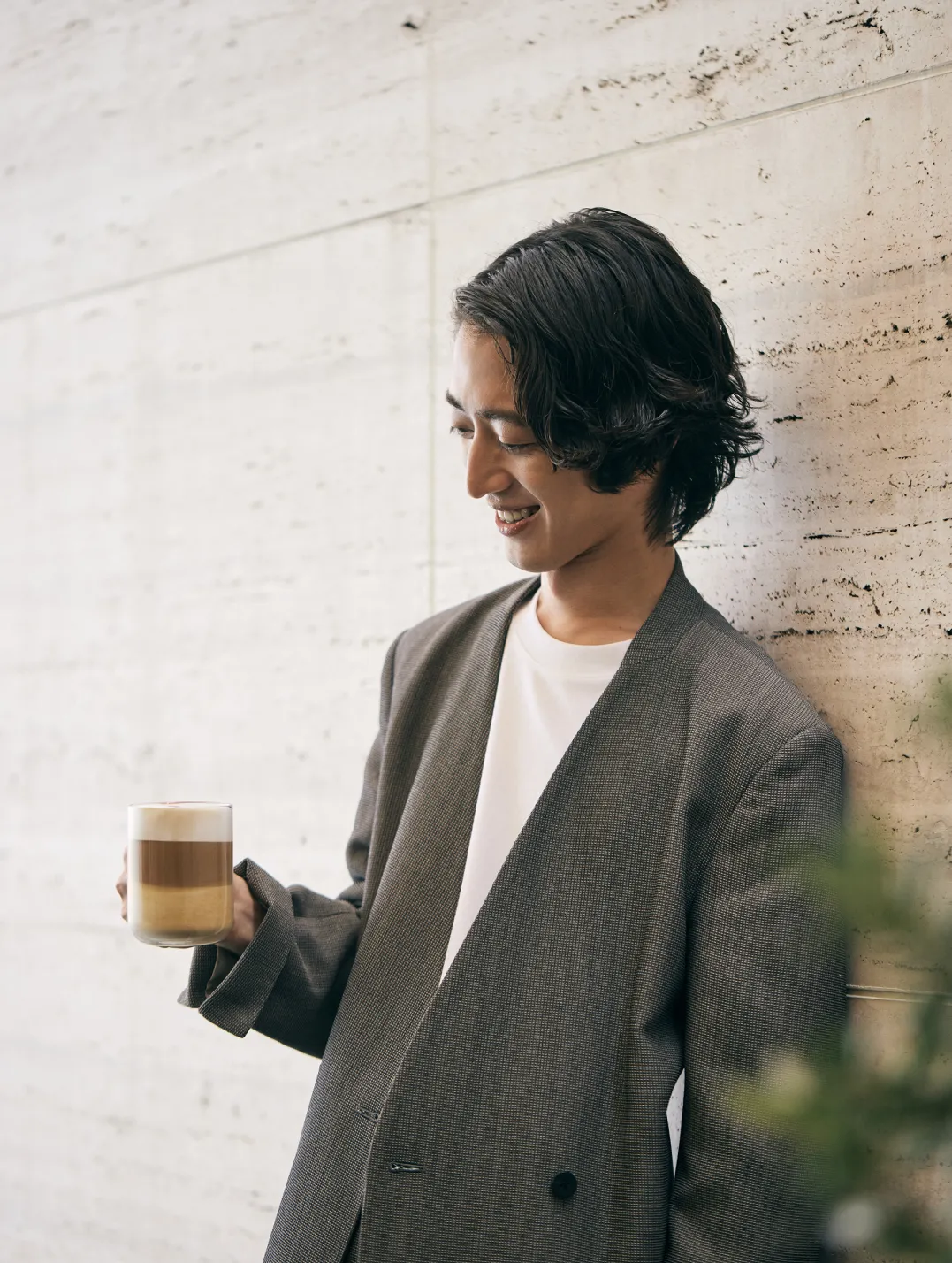 ネスプレッソで淹れたコーヒーと角野さん