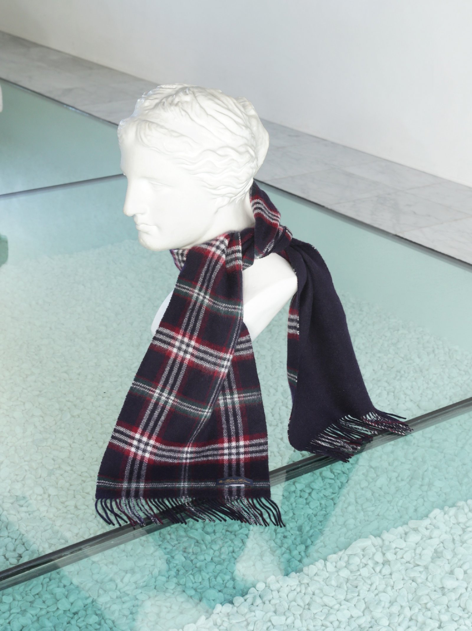 AURALEE CASHMERE CHECK STOLE 23aw マフラー - 小物